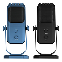 Microphone à condensateur professionnel léger et portable pour streaming et jeux - Microphone filaire USB pour ordinateur, conférence, cardioïde 20Hz-16kHz