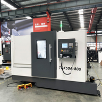 Machine à Usiner Combinée Tournage-Fraisage CNC 5 Axes TCK50A-800 Personnalisée pour la Fabrication de Moules Métalliques