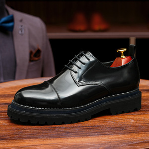Chaussures pour hommes en cuir véritable haut de gamme, à bout pointu, à enfiler, pour le bureau, les loisirs, tendances de la mode automne - Product Image 6