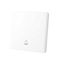 Sirod T10 Series British Standard Design Ultra-Slim Couleur Blanche Sonnette Unipolaire Prise Murale Smart Life 225v pour Usage Domestique