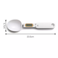 Balance de cuisine pour usage domestique 500g 300g 0.1g, balance électronique en grammes, affichage LCD, mesure du poids des aliments, cuillère-balance numérique