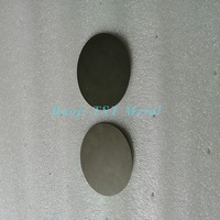 Kualitas tinggi 99.95% tantalum disc/wafer Harga bulat per bagian