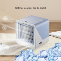 Pendingin Udara Mini Portabel USB 8W, AC Pribadi Evaporatif untuk Ruangan