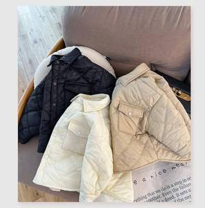 Veste en coton à manches longues pour garçons, nouvelle collection 2026, veste d'hiver imprimée avec poches et rembourrage R pour enfants - Product Image 2