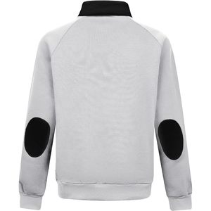 Sudadera de hombre con cierre de cremallera, manga larga, informal, cálida, de forro polar, con cuello alto, para hombre - Product Image 5