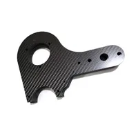 Raccords légers en fibre de carbone 3k personnalisés planche de pont pour scooter électrique