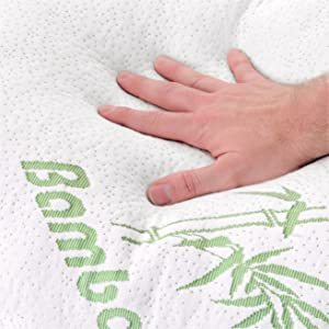 Mới Đến Mềm Làm Mát Tre Có Thể Điều Chỉnh Bộ Nhớ Bọt Xước Làm Giảm Đau Cổ Trở Lại/Side Có Thể Giặt Bìa Ngủ Giường Gối - Product Image 5