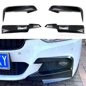Front Bumper Lip Splitters <b>Diffuse</b> Front Spoiler for BMW 3 Series F30 M Pack 320i 325i 2013-2019 <b>Car</b> Accessories - Product Image 2