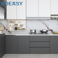 Système de rangement de cuisine intelligent mural avec élévateur de meuble et panier élévateur intelligent IA