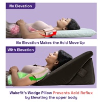 Ortho pä disches Bettkeil kissen Einstellbares Memory Foam-Keil kissen zum Schlafen Verhindert saures Reflux und Schnarchen