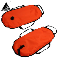Bouée gonflable flottante étanche OEM ODM 10L avec logo personnalisé, grande capacité de rangement, sac étanche à air et eau avec poignées, idéal pour la natation et la plongée