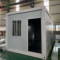 Mobiele Flatpack Containerwoning, Modulaire Prefab Gefabriceerde Afneembare Kantoorcontainerwoning