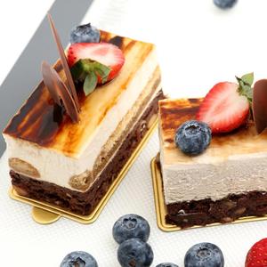 Wholesale Custom Disposable <b>Mini</b> Round Square Rectangle Triangle Paper Mousse Cake Base Pastry Dessert Displays Tray Cake Board - Product Image 4