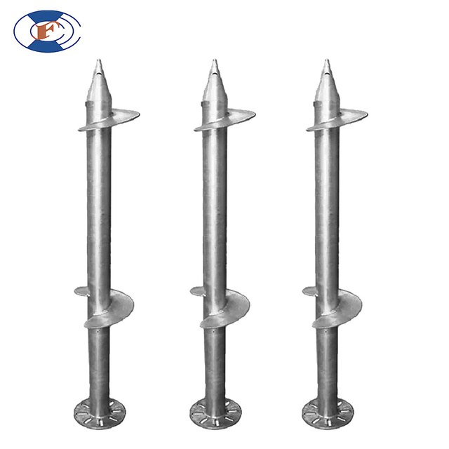 HF Hot Selling Heavy Load Ground Screw Pole Anchor for Stable Support of Solar Panel Mounting Posts
