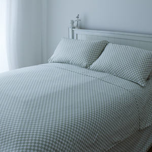 Juego de ropa de cama personalizado de algodón de bambú de lujo 400T 60S, funda nórdica con serigrafía de salvia, juego de cama personalizado - Product Image 3