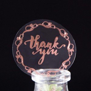 Autocollants de remerciement, étiquettes rondes en papier pour cadeaux, décorations, cadeaux de fête de Thanksgiving - Product Image 2