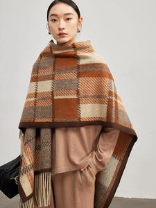 Nouveau châle pour femme 2026, écharpe douce à devant ouvert, poncho en tricot pour le printemps, l'automne et l'hiver, châle enveloppant, <span class=keywords><strong>pull</strong></span> d'hiver pour adolescentes - Product Image 3