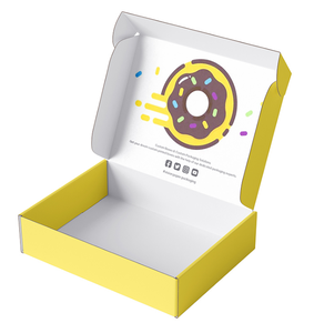 تصميم شعار مخصص صديقة للبيئة طباعة الصف الغذاء طوي كعكة الغذاء الكعكة المعجنات دونات الخبز الماكارون ورقة - Product Image 2