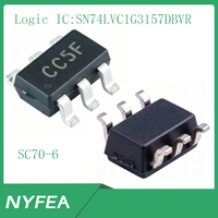 SN74LVC1G3157DBVR Interruptor Analógico SPDT de Bajo Voltaje, IC con Ancho de Banda de 300MHz, Break-Before-Make, para Dispositivos Portátiles, Encapsulado SOT23-6