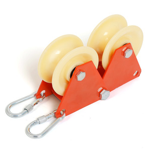 Al-Nasr Corner Pulley Rope Reel 1.6kg Plastic Industrial Design For Rock Climbing Rappelling Wall Hanging Rope Protection - Product Image 3