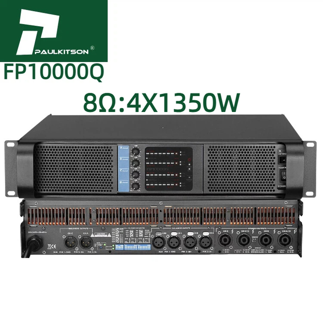 Paulkitson FP10000q Amplifiers Professional Audio Class TD 4 Channel Power Amplifier Subwoofer Sound Equipment Amplifier Speaker