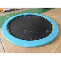 Offre Spéciale gonflable flottant tapis DWF flottant eau hamac piscine ronde gonflable île flotte
