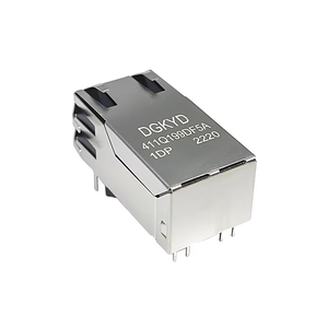 Cổng duy nhất PoE + Bộ lọc 6U che chắn PBT 12pin CAT5E Ethernet cắm với dải ánh sáng RJ45 kết nối mạng - Product Image 4