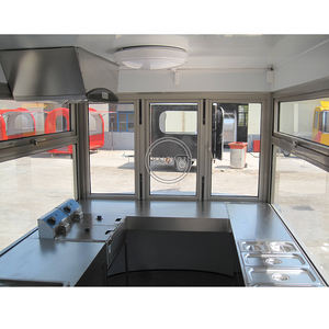 OEM Commercial Food Truck <b>Coffee</b> Kiosk Cart Vans Fast Food Serving Mobile Street Bbq Food Trailer - Product Image 6