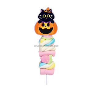 Lecca-lecca <span class=keywords><strong>di</strong></span> Halloween a Forma <span class=keywords><strong>di</strong></span> <span class=keywords><strong>Nuvola</strong></span> Colorata, a Basso Contenuto <span class=keywords><strong>di</strong></span> Zuccheri e Senza Grassi, con Confezione Personalizzata, Altamente Aerato, su Bastoncino <span class=keywords><strong>di</strong></span> Carta Sicuro - Product Image 4
