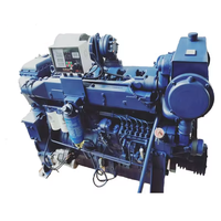 CCS Certificat machines bateau de pêche à bord 300hp 327hp 350hp 375hp 400hp bateau moteur diesel marin weichai WD12 série