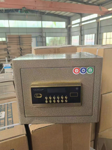 Digital <b>Safe</b> <b>Box</b> Electronic <b>Lock</b> Brown Leather Finish Home Office Use Family Hotel Bank Outdoor Money Locker - Product Image 4
