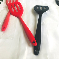 Ustensile de cuisine en silicone solide, résistant à la chaleur, écologique, polyvalent, flexible, antiadhésif, ajouré, durable, pour la maison et la cuisine