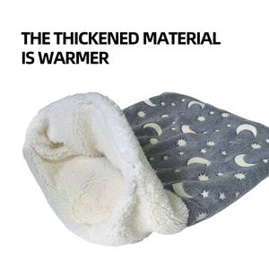 Saco de dormir para gatos, cama cálida y corta de felpa de fabricante al por mayor - Product Image 3