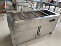 RUITAI Chauffe-plats à buffet en acier inoxydable pour traiteur commercial Bain Marie Équipement pour réchauffer et conserver les aliments
