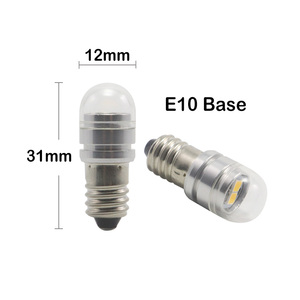 <span class=keywords><strong>Ampoule</strong></span> <span class=keywords><strong>LED</strong></span> BA9S 6V 12V 24V 48V 60V 75V E10 1W, voyant lumineux pour instrument expérimental, machine, lampe de signalisation, voyant d'avertissement - Product Image 2