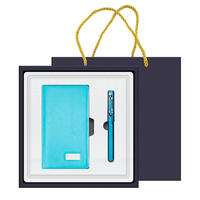 Couverture en cuir PU, carnet de travail professionnel, en plastique avec logo d'emballage, ensemble cadeau, vente en gros directement à l'usine, pièces