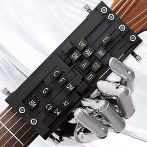 Presionador <span class=keywords><strong>de</strong></span> <span class=keywords><strong>Acordes</strong></span> Portátil para Guitarra, Ayudante y Entrenador <span class=keywords><strong>de</strong></span> <span class=keywords><strong>Acordes</strong></span> para Guitarra Acústica, Herramientas <span class=keywords><strong>de</strong></span> Aprendizaje para Principiantes y Jugadores con Artritis - Product Image 5
