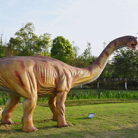 Modèle de dinosaure animatronique réaliste électrique pour parc d'attractions