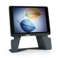 Étui pliable multi-angles pour tablette avec support réglable, coque de protection antichoc avec dos en nid d'abeille pour un refroidissement optimal