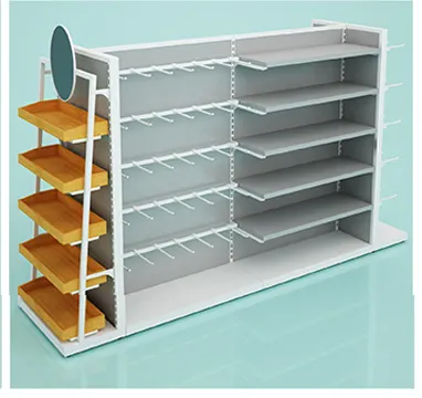 Home Textile Store Display Rack Shelf For Shop Furniture Storage Display Adjustable Gondola Shelving Units