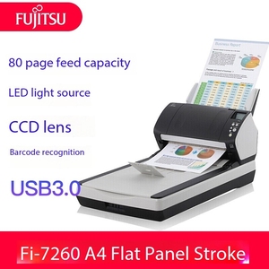 เครื่องสแกนเอกสาร <span class=keywords><strong>Fujitsu</strong></span> <span class=keywords><strong>fi</strong></span>-<span class=keywords><strong>7260</strong></span> ความละเอียด 600DPI ความเร็ว 80 หน้าต่อนาที/160 ภาพต่อนาที ขนาด A4 พร้อมแท่นวางเอกสารแบบราบและช่องป้อนเอกสารอัตโนมัติ รองรับ OCR - Product Image 5