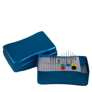 Caja de esterilización para fresas dentales Teng Sheng, estuche grande de almacenamiento de agujas de aleación de aluminio para limpieza y relleno de equipos dentales - Product Image 4
