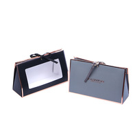 Creative Triangle Flower Paper Box Foldable Hollowed Floral Packaging Boxes Flower Arrangement Vase Box