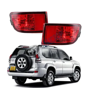 Maictop Aksesori Mobil Bumper Belakang Lampu Ekor Rem Lampu Kabut Halogen Untuk Land Cruiser Prado J120 120 Seri Lc120 2003-2009