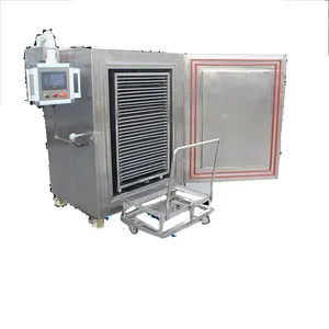 Congelador tipo gabinete de nitrógeno líquido IQF Congelación rápida Congelación instantánea Congelación fría 5/10 Placa Congelador rápido para Durian