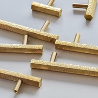 Marteau de poignée en laiton, outil de cuisine avec barre en T, marteau hexagonal