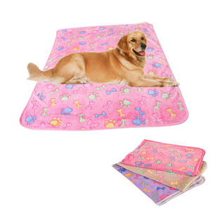 2023 جديد حسب الطلب بالجملة مقاوم للماء قابل للغسل لينة الدافئة الصوف وسادة القط الحيوانات الأليفة الكلمة حصيرة المضادة للانزلاق بطانيات Splat - Product Image 3