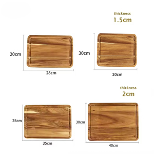 Bán buôn không trượt đa năng nhà bếp khắc gỗ đôi bên keo <span class=keywords><strong>butcher</strong></span> khối cắt thớt - Product Image 3