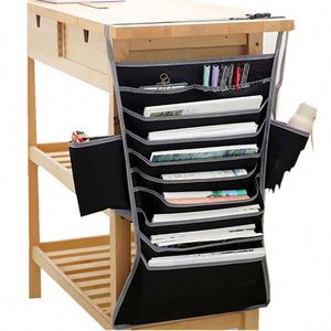 Heavy Duty Student File <b>Desk</b> Pocket Book Hanging Bag Storage Organizer for Books Stationery Students Classroom - Product Image 1