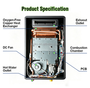 Heavy Duty Household <strong>Battery</strong> <strong>Operated</strong> Gas Instant Water <strong>Heater</strong> Volumetric for Outdoor Use 13L-32L PG/NG Energy Efficiency Class - Product Image 3